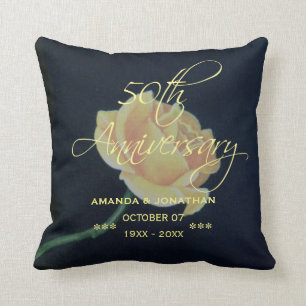 Coussin Rose du 50e anniversaire de mariage