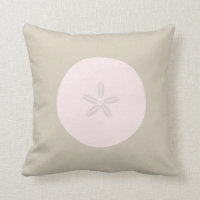 Coussin rose du dollar de sable