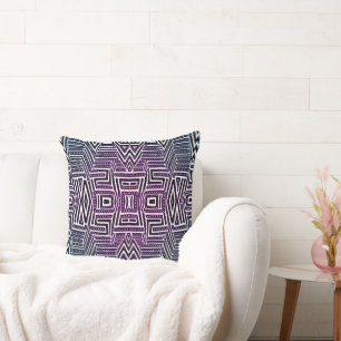 Coussin rose et noir