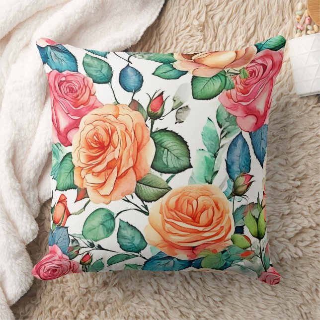 Coussin Rose Garden Bloom Design (Couverture)