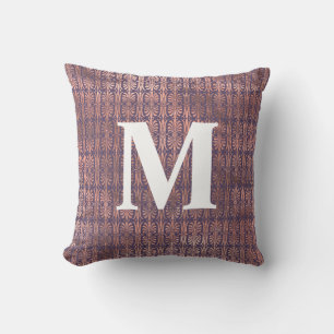 Coussin Rose Gold Glamouruseuse et Lavande Art Déco