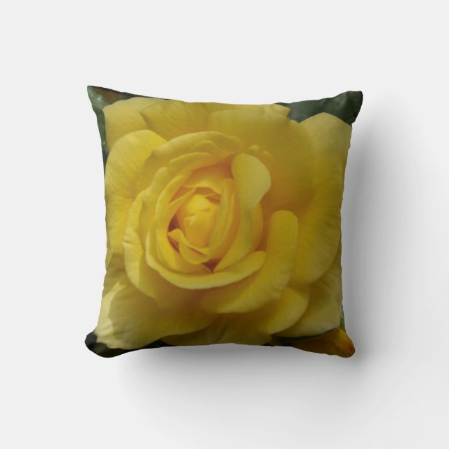 Coussin Rose jaune (Recto)