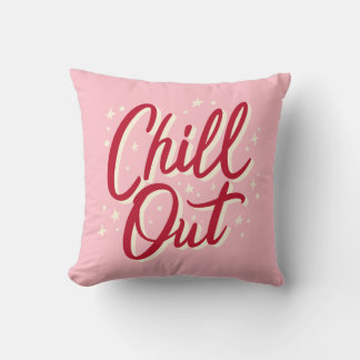 Coussin rose manifeste positif Citation avec mots