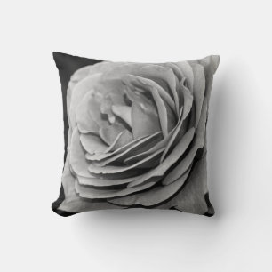 Coussin Rose noire et blanche
