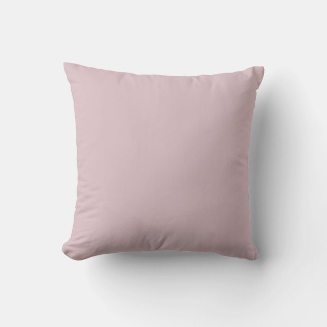 Coussin Rose pastel solide (Recto)