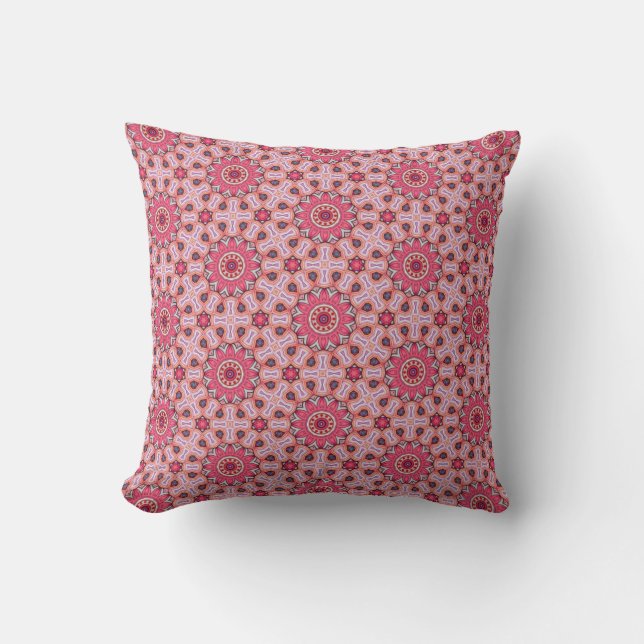 Coussin Rose Petal Tile Pattern (Recto)
