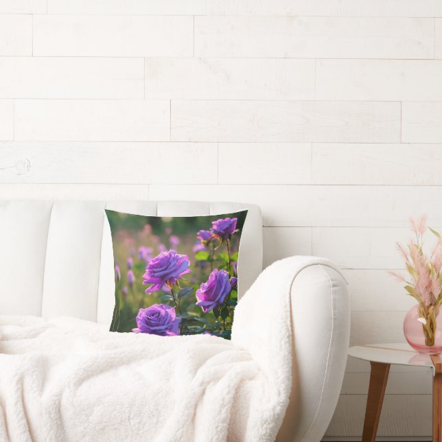 Coussin Rose pourpre (Canapé)