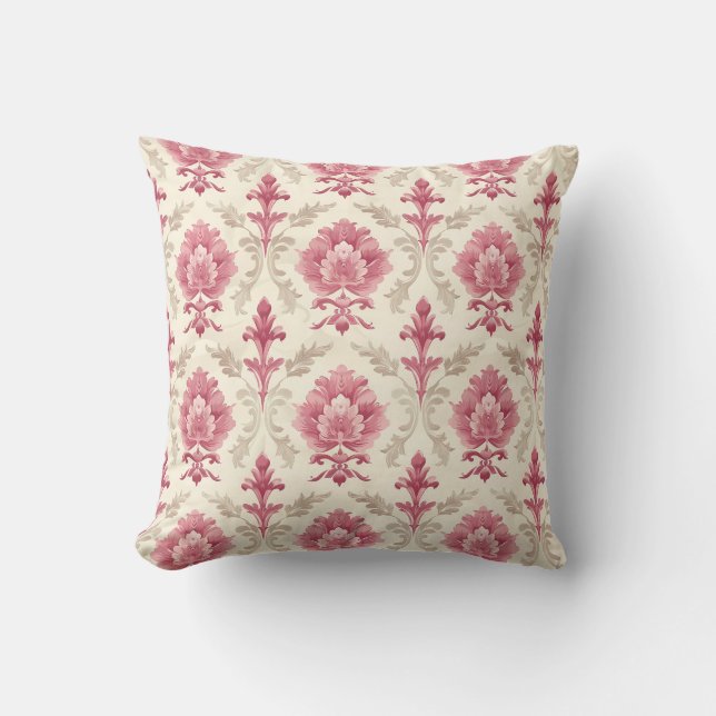 Coussin Rose Rose Foliage Princesscore (Recto)