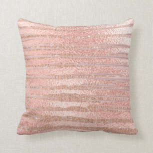 Coussin Rose Rose Poudre Or Parties scintillant MetalliGri