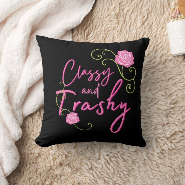 Coussin Rose rose rose épicée et brillante (Couverture)