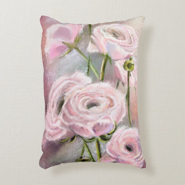 Coussin rose Roses (Devant(Vertical))