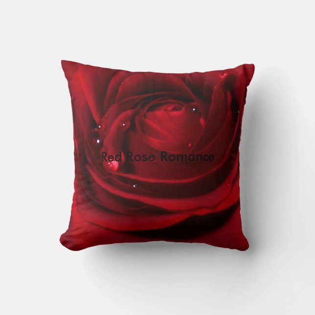 Coussin rose rouge-foncé (Recto)