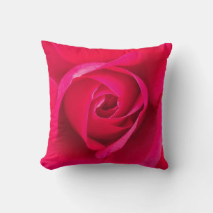 Coussin Rose rouge romantique v2