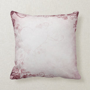 Coussin Rose vintage