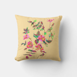 Coussin Rose vintage