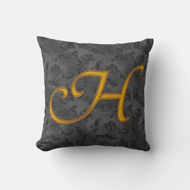 Coussin Rose Vintage or H (Recto)