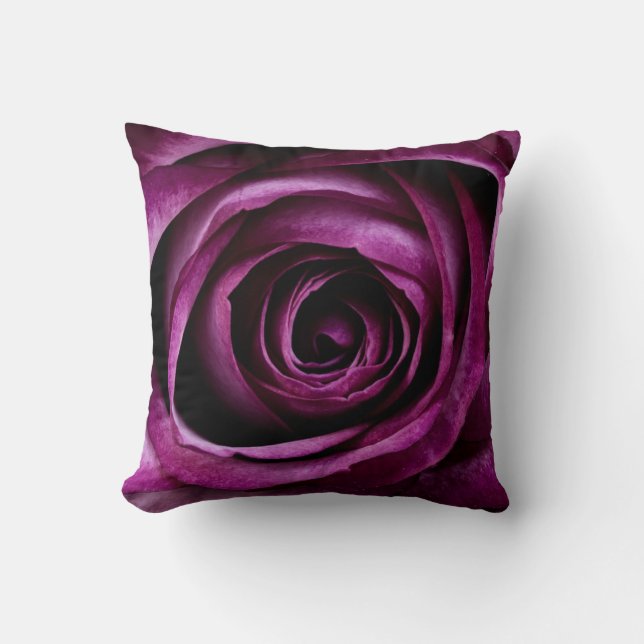 Coussin Rose violet profond (Recto)