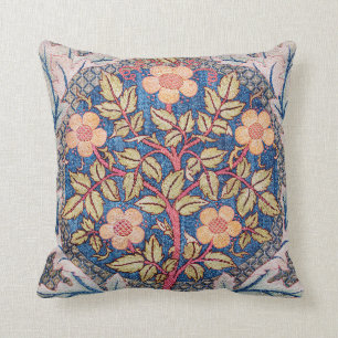 Coussin Rose Wreath, William Morris
