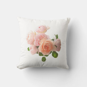 Coussin Roses d'aquarelle Fleurs Élégant Modèle floral