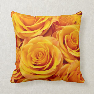 Coussin Roses d'or jaunes