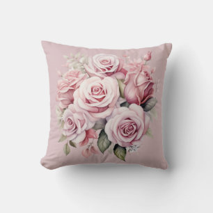 Coussin Roses Roses Classiques Florales