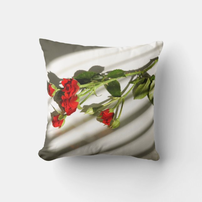 Coussin Roses rouges (Recto)