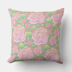Coussin Roses sauvages
