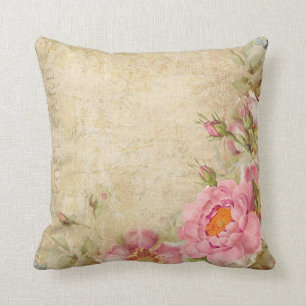 Coussin Roses vintages