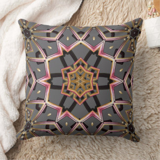 Coussin Rosette Dorée