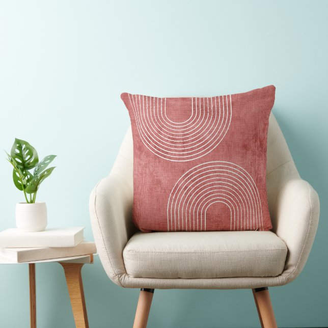 Coussin Rosy Pink Minimaliste (Chaise)