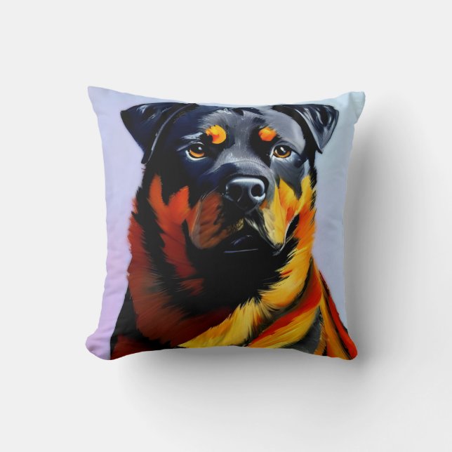 Coussin Rottweiler (Recto)