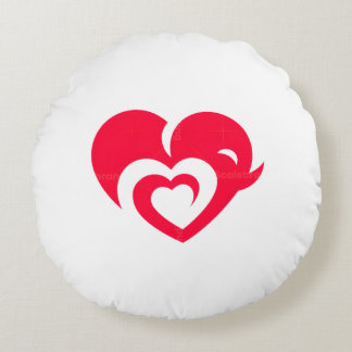 Coussin Rouge à Cœur