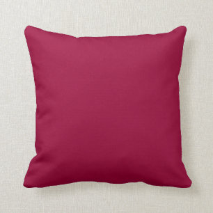 coussin rouge bordeaux
