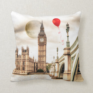 Coussin ROUGE d'accent de Big Ben