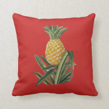 Coussin rouge d'ananas