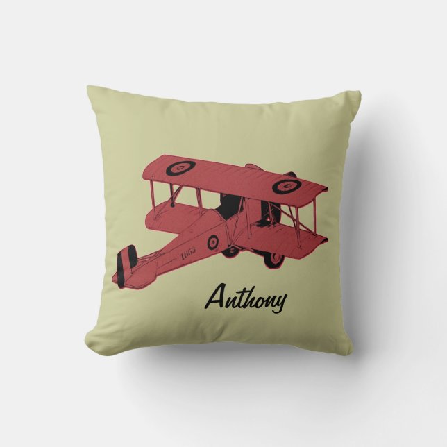coussin rouge de lancer de pièce d'enfants de (Recto)