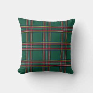 Coussin rouge de Noël vert