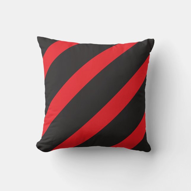 Coussin Rouge et noir triés (Recto)