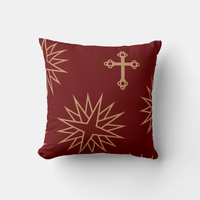 Coussin Rouge foncé (Recto)