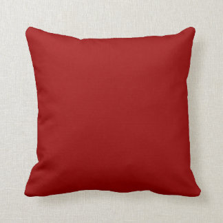 coussin rouge foncé
