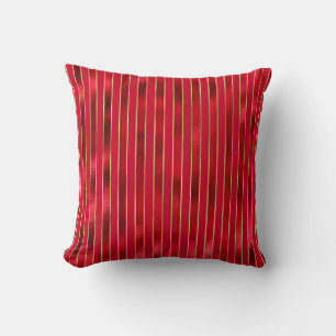 Coussin Rouge/Or trié