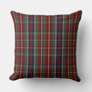 Coussin Rouge Plaid Scottish Rustique Flannel Imprimer