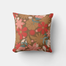 Rouge Rétro Floral Vintage