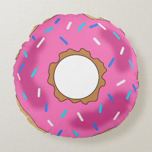 COUSSIN ROUND PINK DONUT