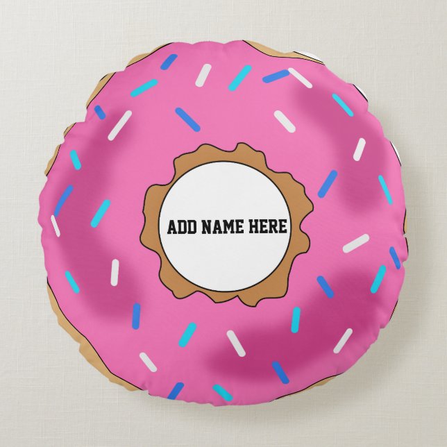COUSSIN ROUND ROUND DONUT PERSONNALISÉ (Devant)
