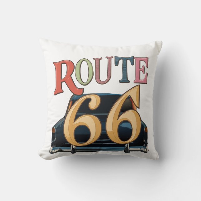 Coussin rout 66-US (Recto)