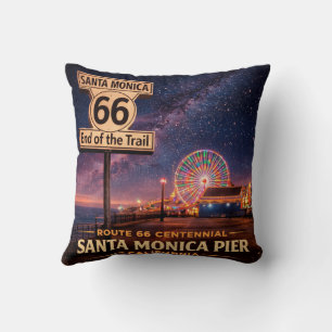 Coussin Route 66 Pier Lights Canapé Accent