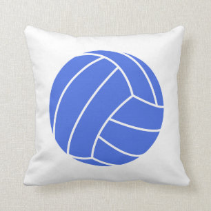 Coussin Royal Blue and White Volleyball