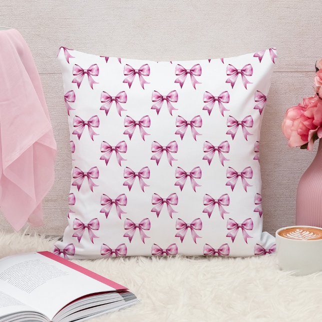Coussin Ruban à noeud rose (Créateur téléchargé)