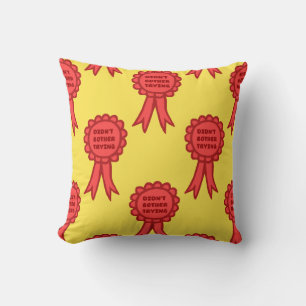 Coussin Ruban de Récompense Rouge Ridicule Sans Effort